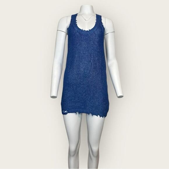 NWT | SER.O.YA | YONIT DRESS | Royal Blue Coated | XS - Picture 2 of 14